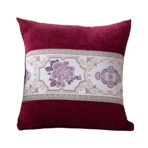 Elegant Embroidered Cashmere Cushion