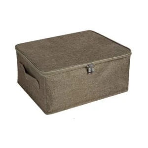 Storage Bins with Zipper Lid