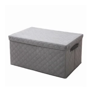 Non Woven Fabric Storage Bins With Lid
