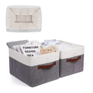 Foldable Fabric Cube Closet Storage Bin