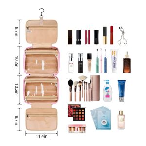 Roll Up Cosmetics Jewelry Toiletry Bag