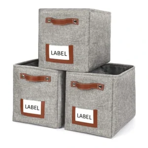 Fabric Storage Baskets for Shelves