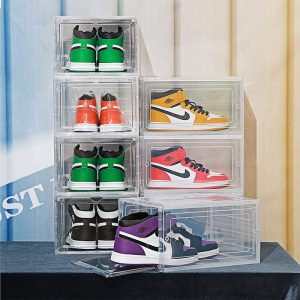 shoe storage box sneaker organizer