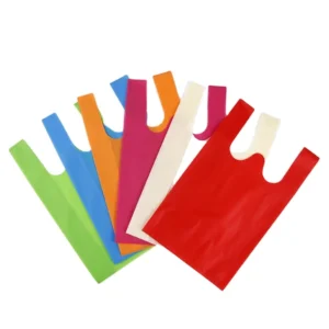 Promotional PP Non Woven Tnt Bags/polypropylene Nonwoven t Shirt Bags Bag/t-shirt Non-woven Vest Carrier Shopping Bag null bag
