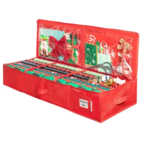 New Product Large Capacity Miscellaneous Storage Box Christmas Gift Wrapping Paper Under Bed Storage Bag