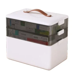 Medicine Storage Box Home Family Extra Large Multi-Layer Medical First Aid Portable Suitcase Summer Plastic